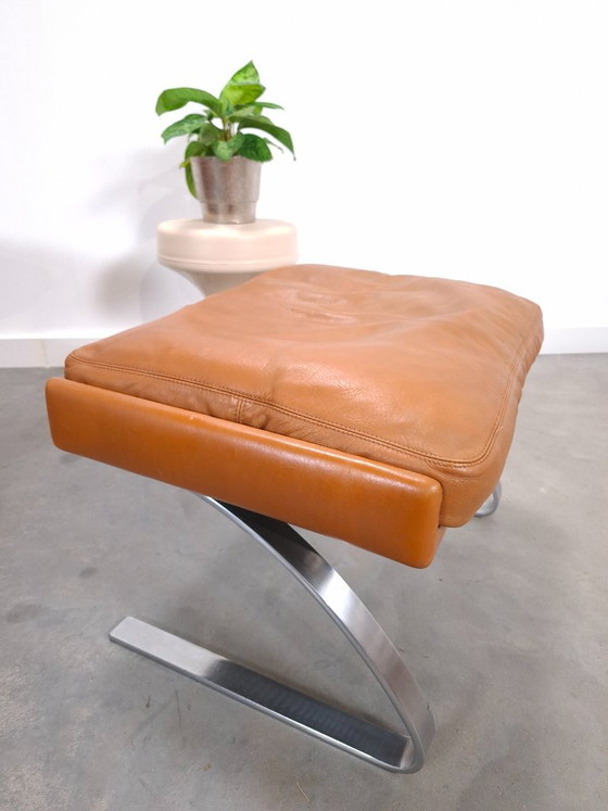Poltrona Vintage COR Swing con pouf, Reinhold Adolf, Pelle Cognac – Poltrone (photo 20 of 22)