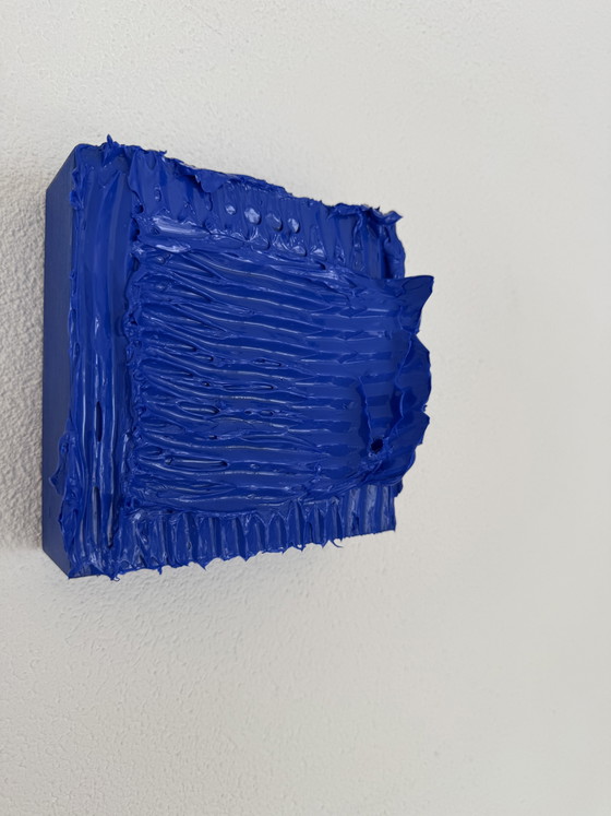 Abstract Schilderij Texture Art Minimalistische Kunst – Paintings & Drawings, Wood (photo 4 of 12)