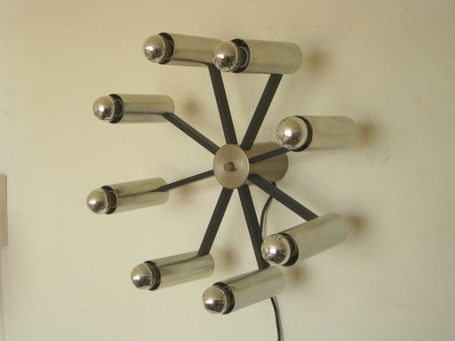 Lámpara de pared de araña de mediados de siglo