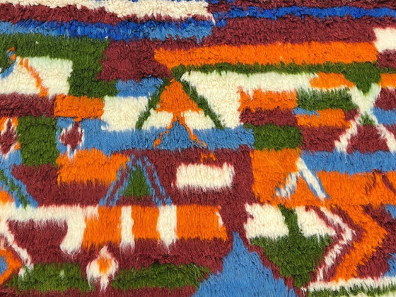 Image 1 of Berber Rug - 264 cm x 159 cm - colored Wool
