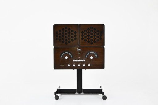 Radio stéréo RR-126 par Pier Giacomo & Achille Castiglioni pour Brionvega, années 1960