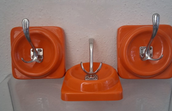 Image 1 of 3 x Space Age Coat Hook 1970s Vintage