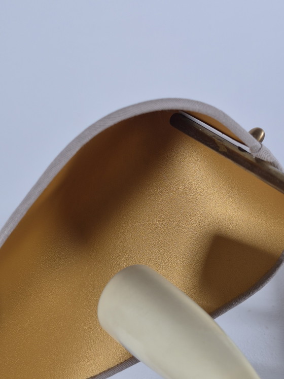 Image 1 of Pair of vintage mid century wall lamps bedside lamps brass 