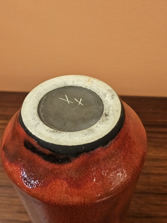 Vaso Vintage Ilkra Ceramica Arancione West Germany – Vasi (photo 8 of 8)