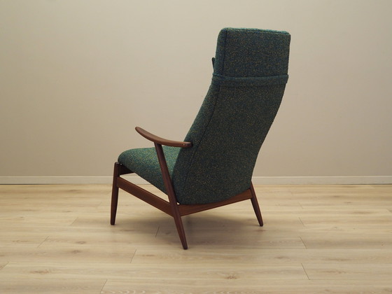 Image 1 of Grüner Melange-Sessel, dänisches Design, 1970er Jahre, Produktion: Dänemark