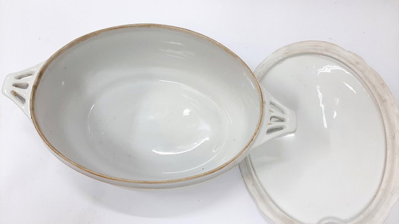 Image 1 of Soupière vintage en porcelaine Schlaggenwald