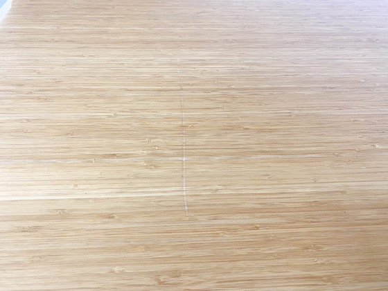 Image 1 of Bamboo Dining Set Table and Chairs by Henrik Tjaerby for Artek Studio, Set of 5