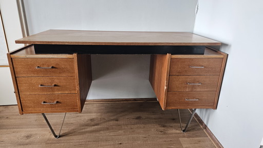Tijsseling Nijkerk Vintage Schreibtisch 1960er Mid Century Design