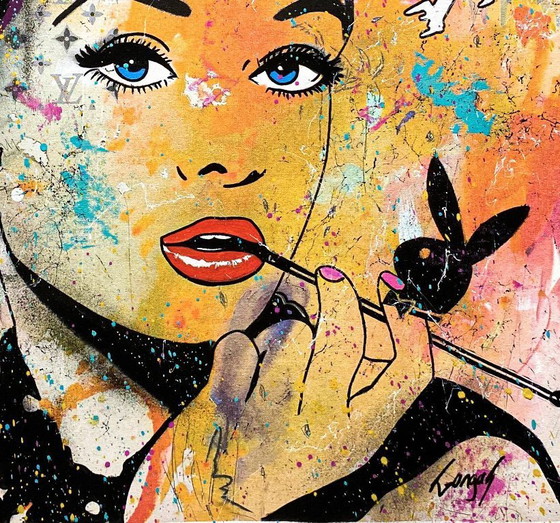 Image 1 of GONGAS - Audrey Hepburn - Artist canvas