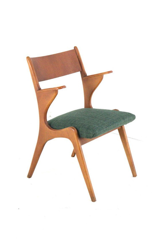 Image 1 of Set van 4 vintage eetkamerstoelen stoelen midcentury