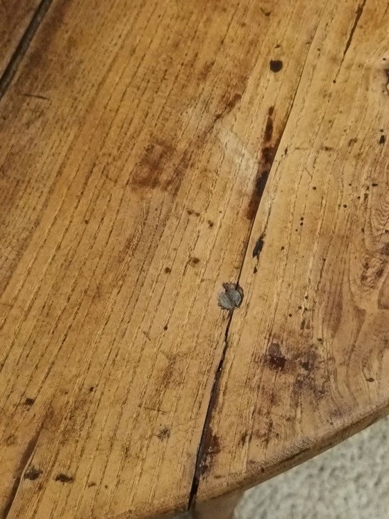 Tavolo in legno francese antico, Tavoli da pranzo, Marrone (foto 7 di 10)