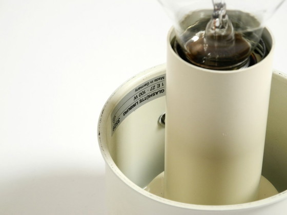 Image 1 of Bellissima lampada da soffitto in vetro Limburg degli anni '70 a forma ottagonale