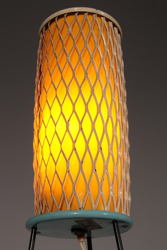 Image 1 of Lampada da terra vintage a forma di razzo di Josef Hurka, anni &#39;50