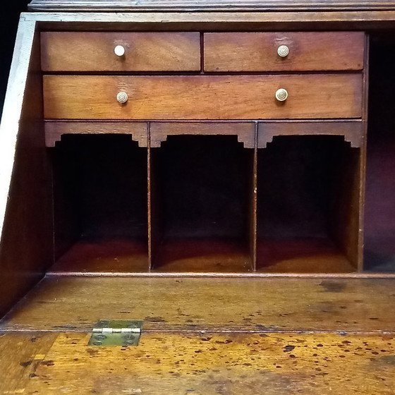 Image 1 of Engelse Top secretaire ca. 1770