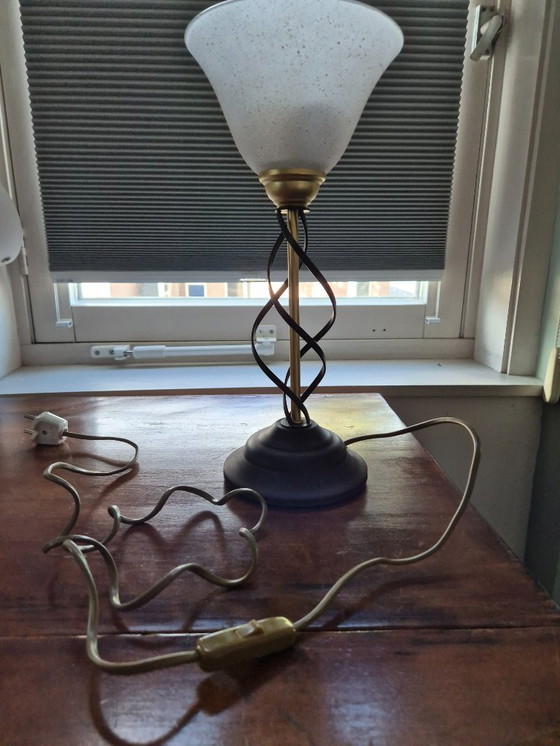 Image 1 of Massive table lamp midcentury