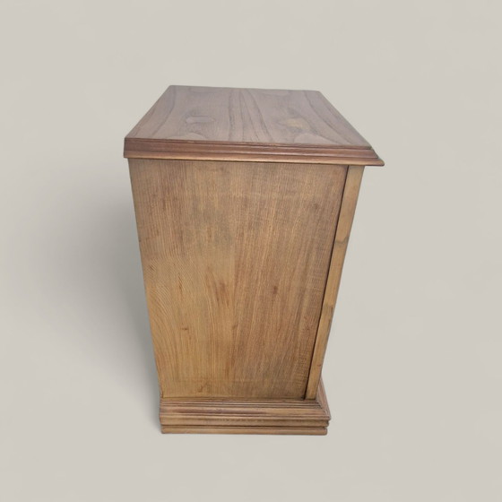 Image 1 of Bijzettafel van eiken- en grenenhout - Midden 20e eeuw