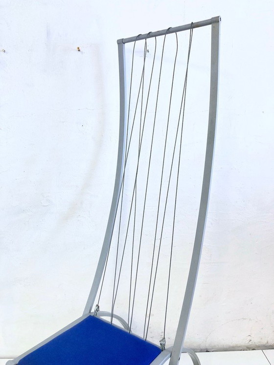 Image 1 of Poltrona a forma di arpa XXL degli anni '80/'90, Dietrich Design, alta 160 cm.