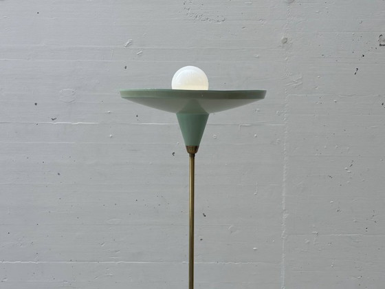 Image 1 of Floor lamp made of brass and metal, 1950s