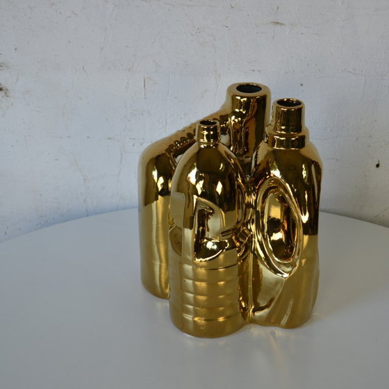 Image 1 of 1x bottle golden vase