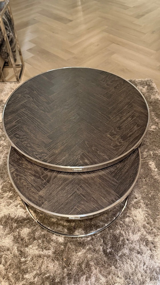 Image 1 of Richmond Interiors Blackbone Couchtisch-Set – Luxusdesign (2-teilig)