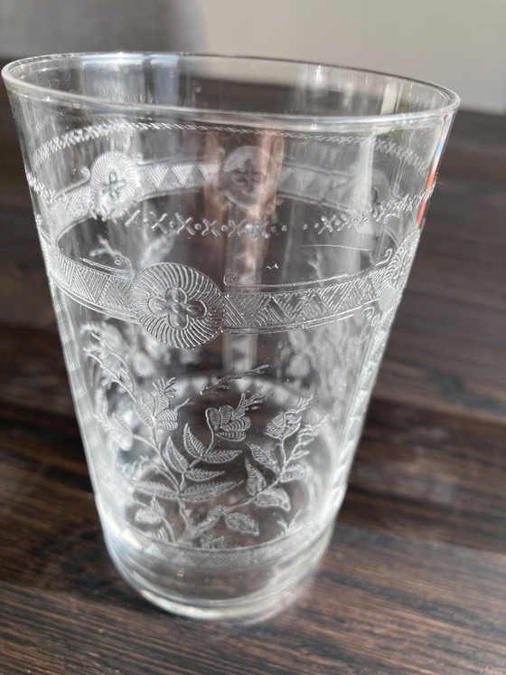 Image 1 of antique water or beer glasses