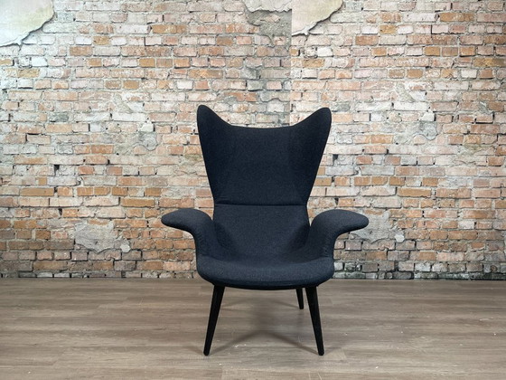 Moroso Longwave Armchair – Anthracite | Diesel Creative Team – Textile, Wood (photo 2 of 16)