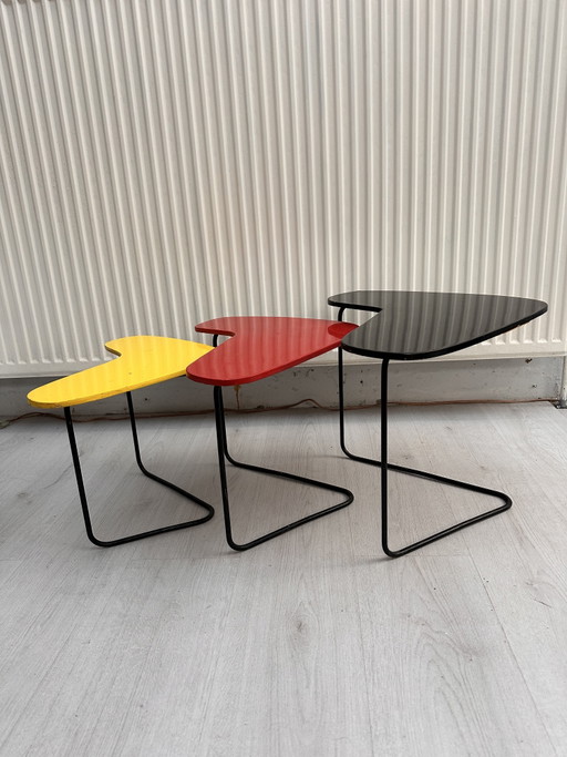 3 tables gigognes - Willy Van Der Meeren, Belgique-1950