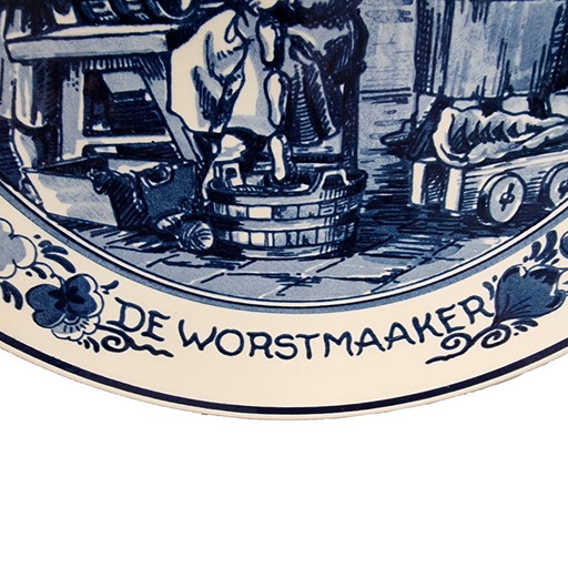 Royal Goedewaagen plate The Sausage Maker, late 20th century