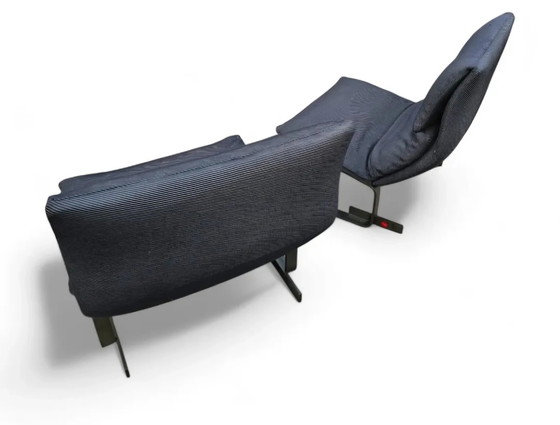 Sedie e poltrone vintage design italiano Onda Wave Giovanni Offredi / Saporiti anni '80 – Italian Design (photo 6 of 10)