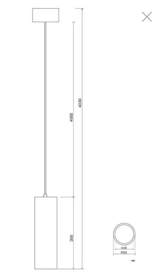 Image 1 of 4 x Kuro Sprint Pendant Ceiling 2700K Dimbaar