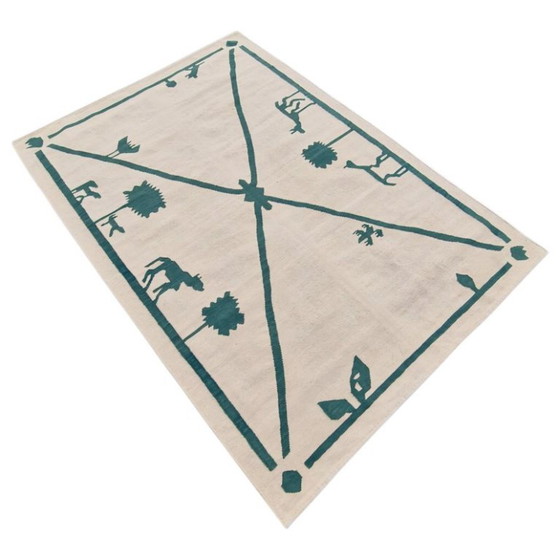 Diego Giacometti Rug | La Promenade des Amis | Handwoven Wool | Unique Art | 100 × 69 in – Rugs & carpets (photo 5 of 12)