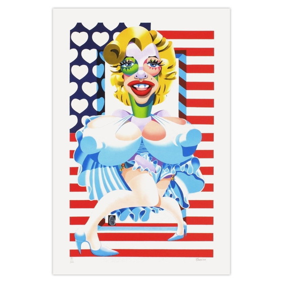 Image 1 of Litografía firmada por Didier CHAMIZO, Marilyn Monroe, 2008