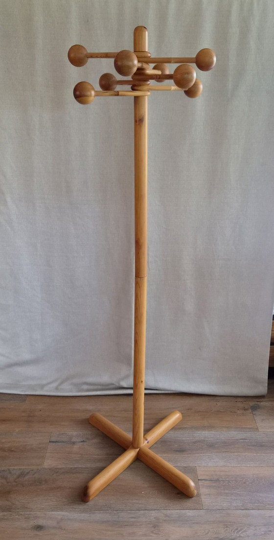 Portemanteau Vintage en Pin Space Age "Sputnik" – Portemanteaux, Bois (photo 5 of 12)