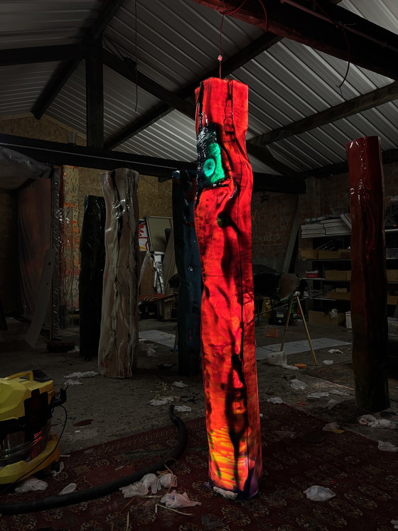 Image 1 of Light sculpture: made by Adalbert Gans - unique piece