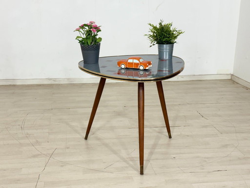 Fabulosa mesa de centro vintage / mesa de salón / mesa en forma de riñón / mesa auxiliar de mediados de siglo