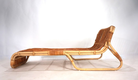 Image 1 of Tumbona de bambú, 1970