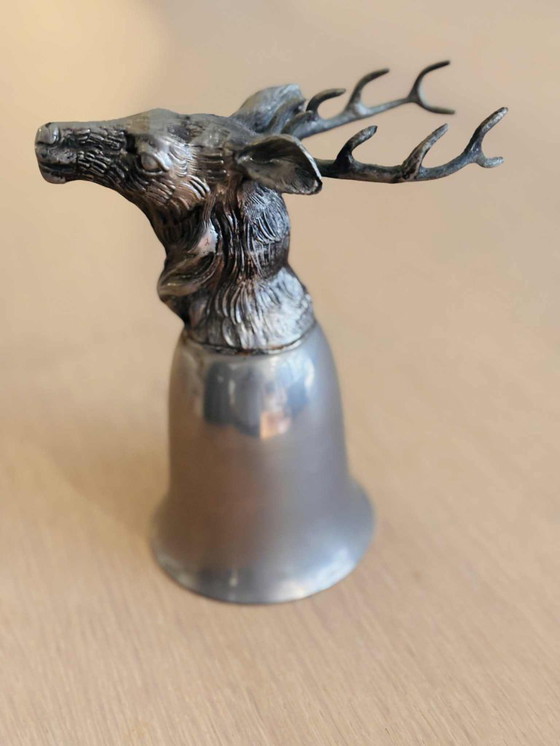 Image 1 of Vintage Mauro Manetti hert stijgbeugelbeker