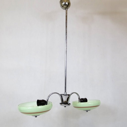 Vintage plafondlamp model Napako-4 van Napako, Tsjechië 1960
