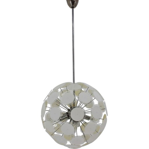 Mid century Sputnik atomic chandelier, Italy 1970s