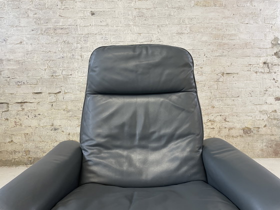 Image 1 of De Sede DS 50 Lederen Fauteuil Grijs Vintage