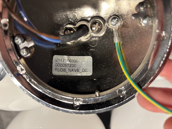 Image 1 of Flos IC C/W1 Double lampe murale chromée