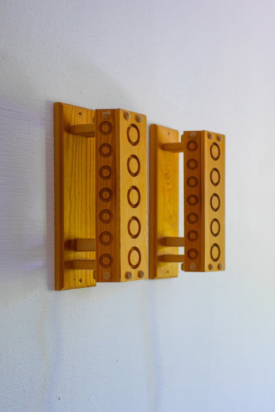 Mid-Century Modern Pine Wall Sconces from Vemdalia, Sweden, 1975, Set of 2 – Wall lights, Mid Century Modern (photo 2 of 13)
