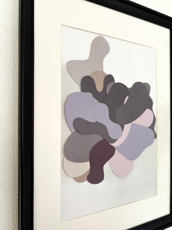 Image 1 of  Maria Cascade - Waterval ‘Layered Calm’ (Abstract Paper Relief, 2026)