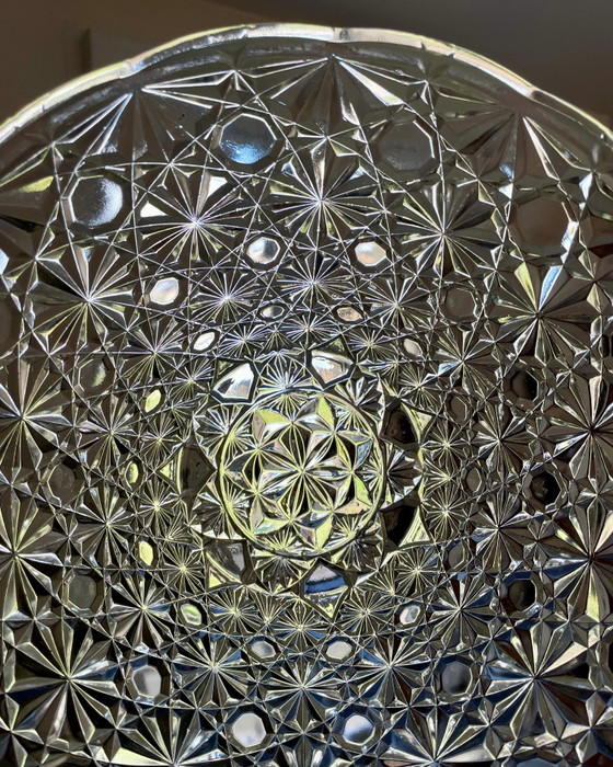 Faceted glass fruit bowl – Vintage (photo 4 of 4)