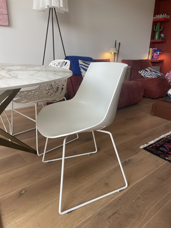 Image 1 of 4 MDF Italia Flow design eetkamer Stoelen