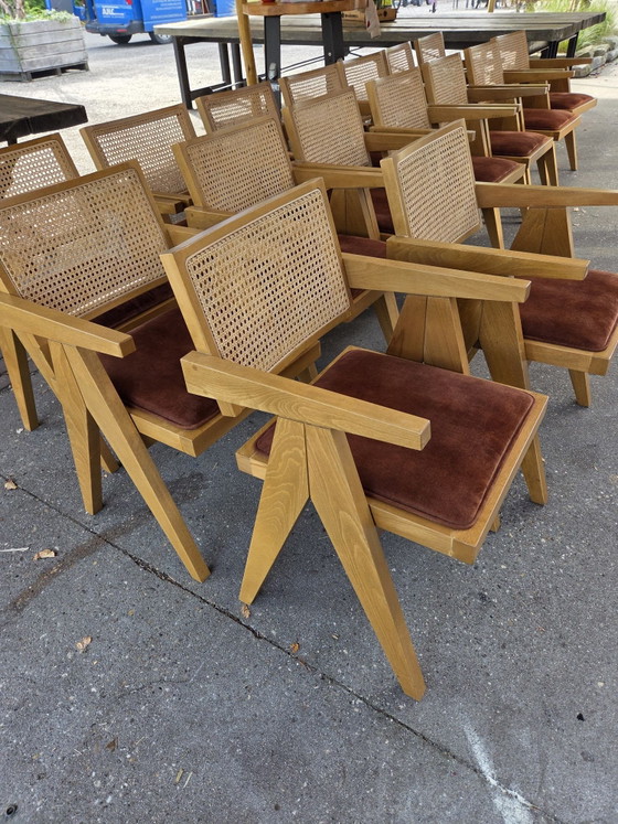 Silla de ratán – De Arend, Sillas de comedor, Terciopelo (photo 5 of 5)