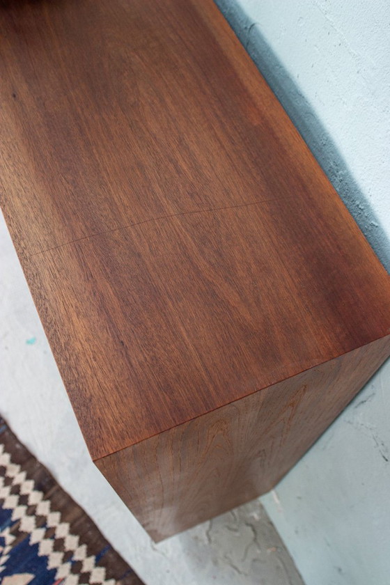 Image 1 of Vintage teakhouten dressoir, boekenkast, bijzettafel, ladekast, Deens, jaren 60