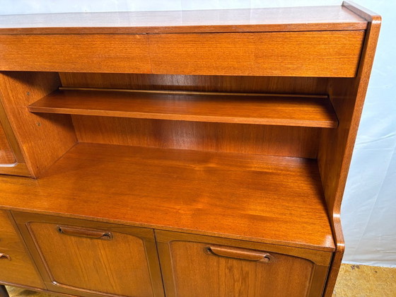 Mid-Century Modern Stonehill Stateroom Teak Highboard – 1960 – Sideboard, Wood (photo 8 of 14)