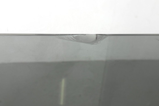 Smoked glass cabinet by Willy Rizzo for Mario Sabot-1970s., Display cabinets, Metal, Grey, Vintage (photo 5 of 8)