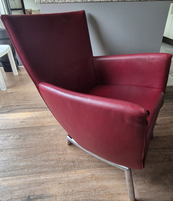 Wegens verhuizing Label fauteuil perfecte staat te koop – Label Van den Berg, Leather (photo 3 of 7)